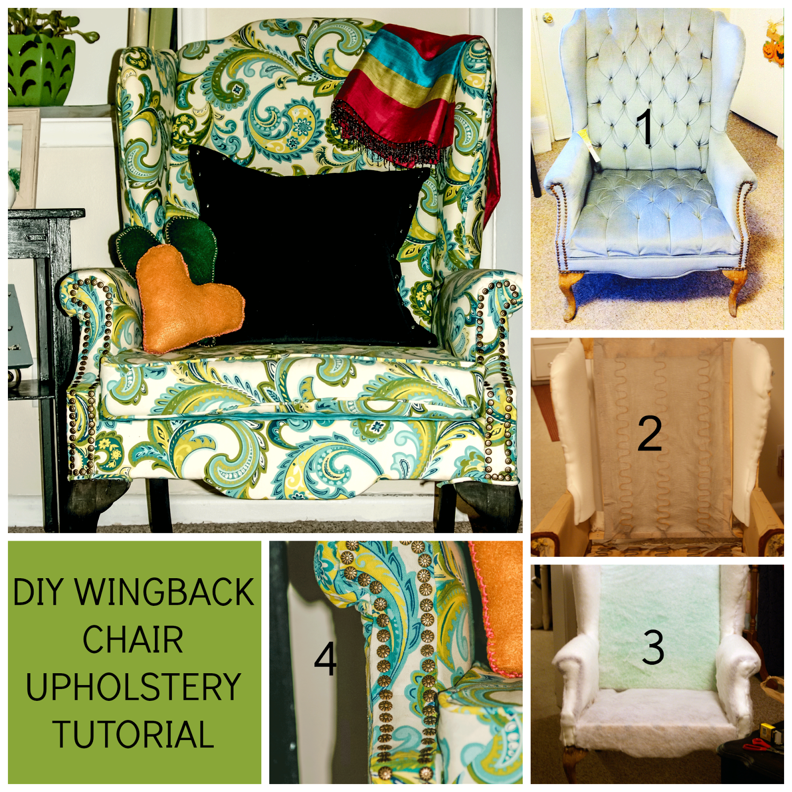 Simply, Tailor Made HOW TO UPHOLSTER A WINGBACK CHAIR