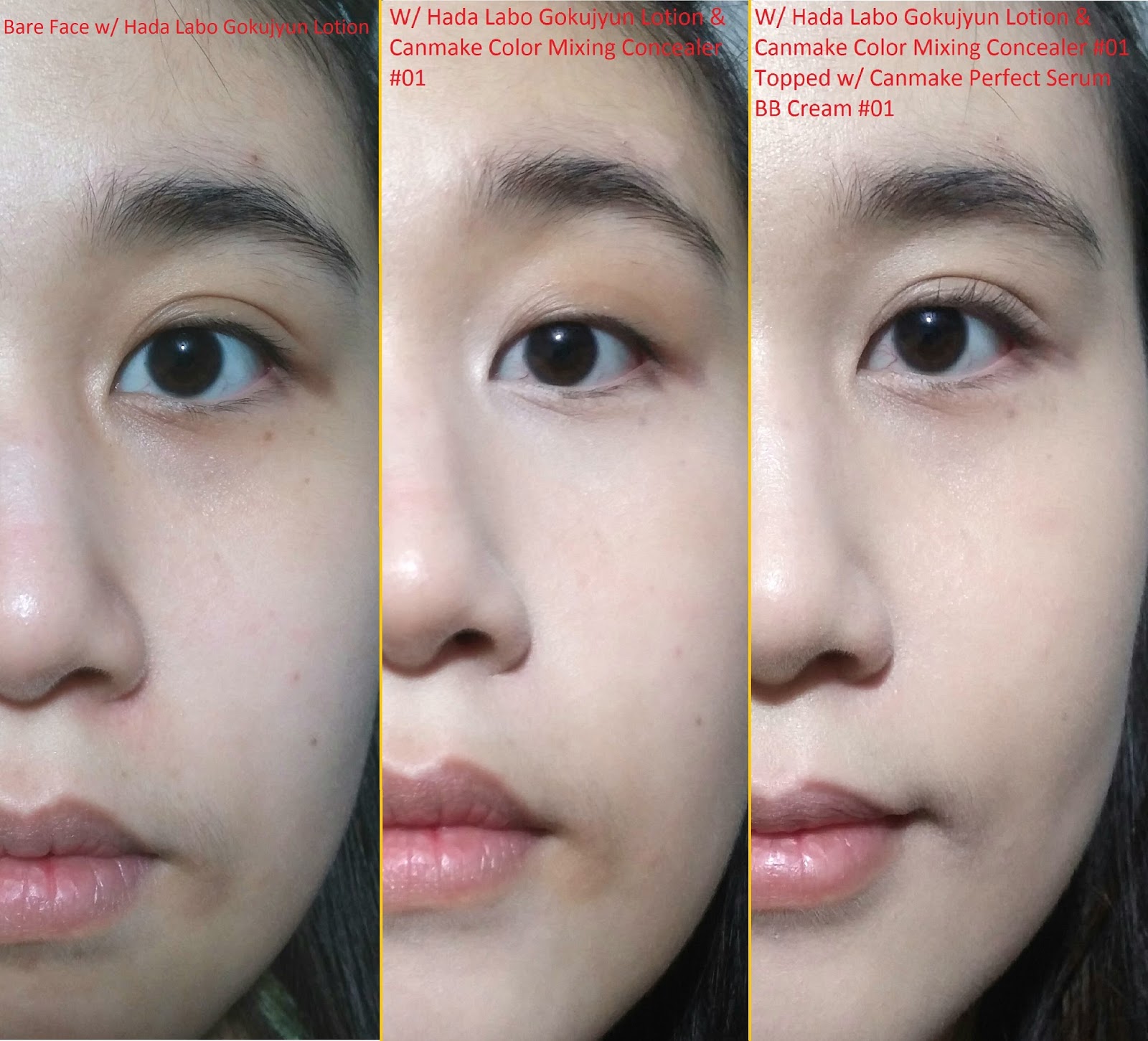 canmake color mixing concealer