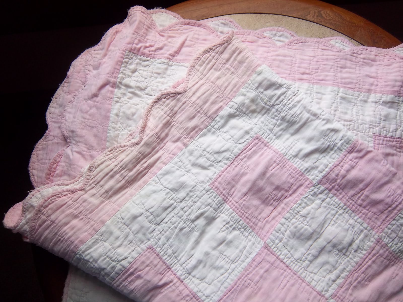 A Sentimental Life Vintage Pink Quilts