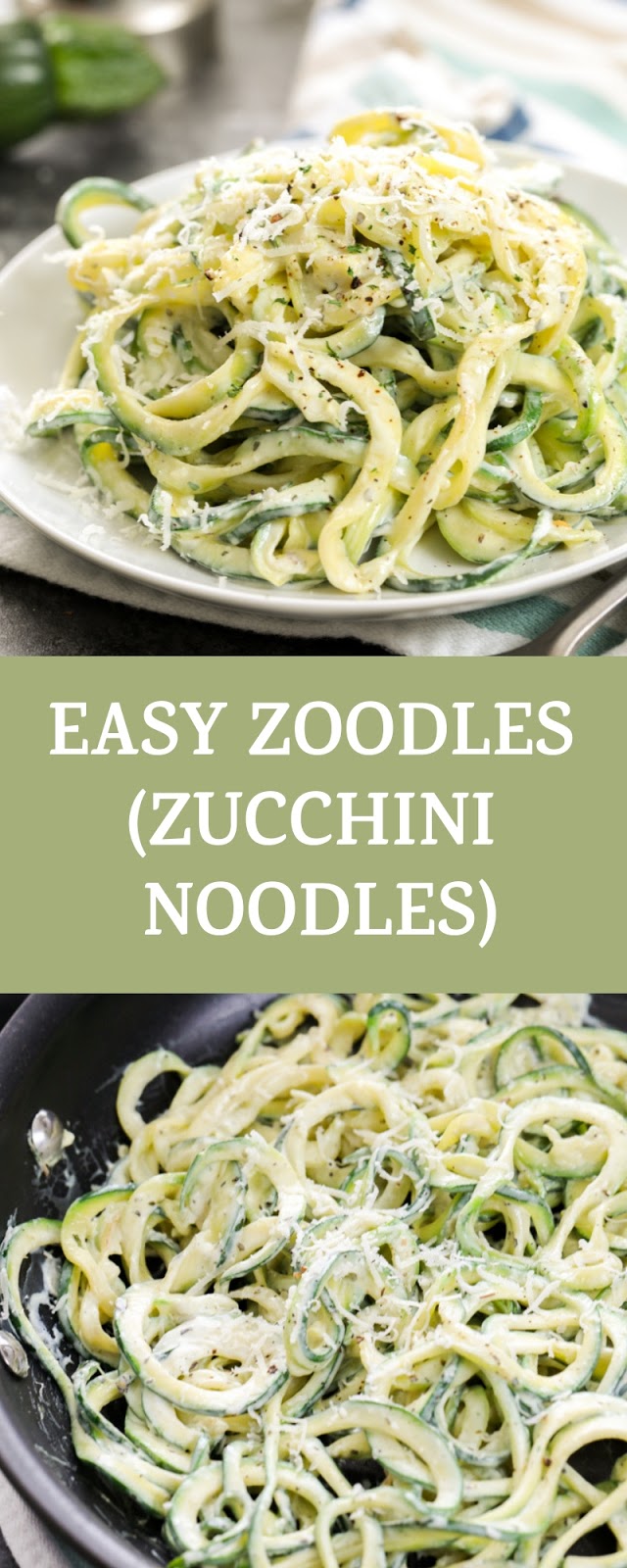 EASY ZOODLES (ZUCCHINI NOODLES)
