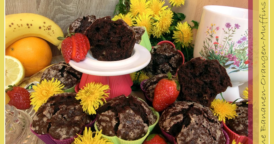 Lecker mit Geri: Vegane Bananen-Orangen-Muffins - Постни портокалови ...