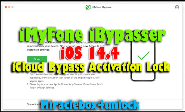 iMyFone iBypasser iOS 14.4 Bypass 