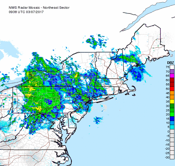 Blackstone Valley Weather Service Rain Showers Through Wednesday AM