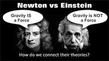 Einstein's and Newton's gravity aspects