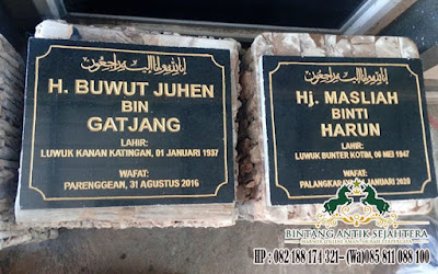 Contoh Nama Di Batu Nisan, Gambar Batu Nisan Kuburan, Prasasti Batu Nisan