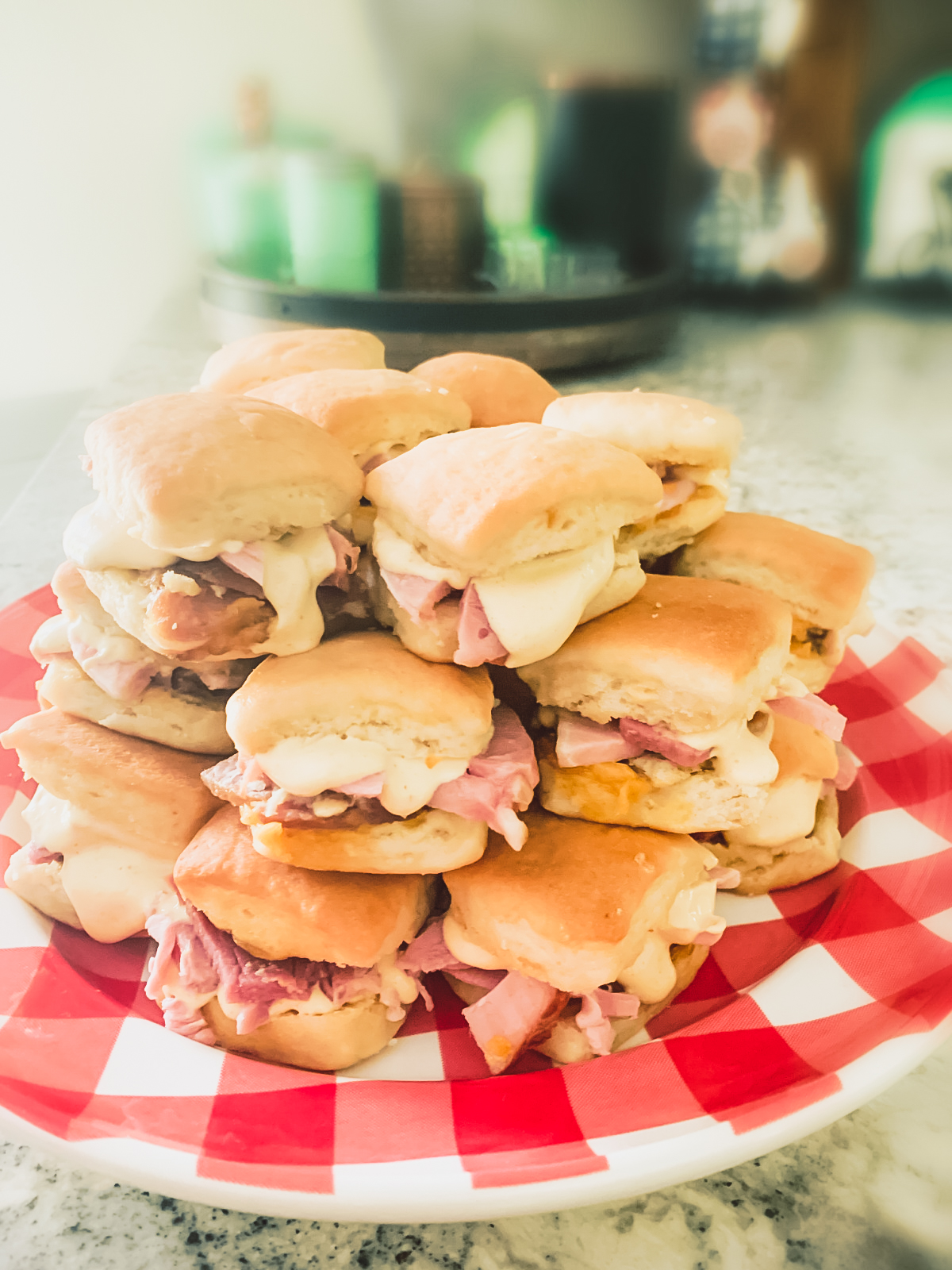 Baked Ham and Angel Biscuit Sliders