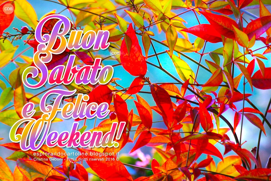 Esplorando Cartoline Cartolina BUON SABATO e Felice Weekend! Con Immagine di una Moltitudine di Esplorando Cartoline Cartolina BUON SABATO e Felice Weekend! Con Immagine di una Moltitudine di