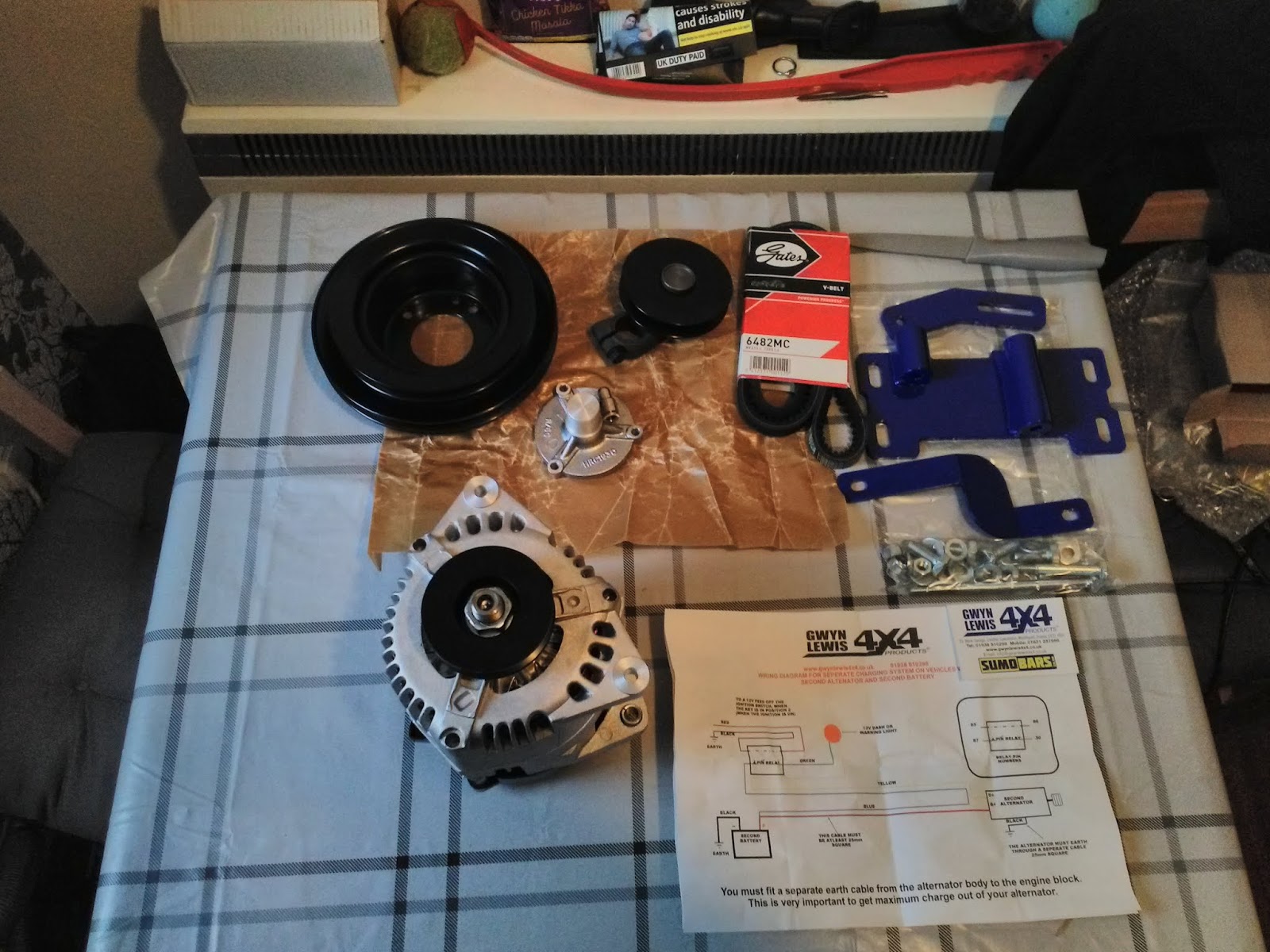 This is my project Discovery 1 Fitting a Gwyn Lewis dual alternator on