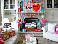 Valentines Day Living Room Decor