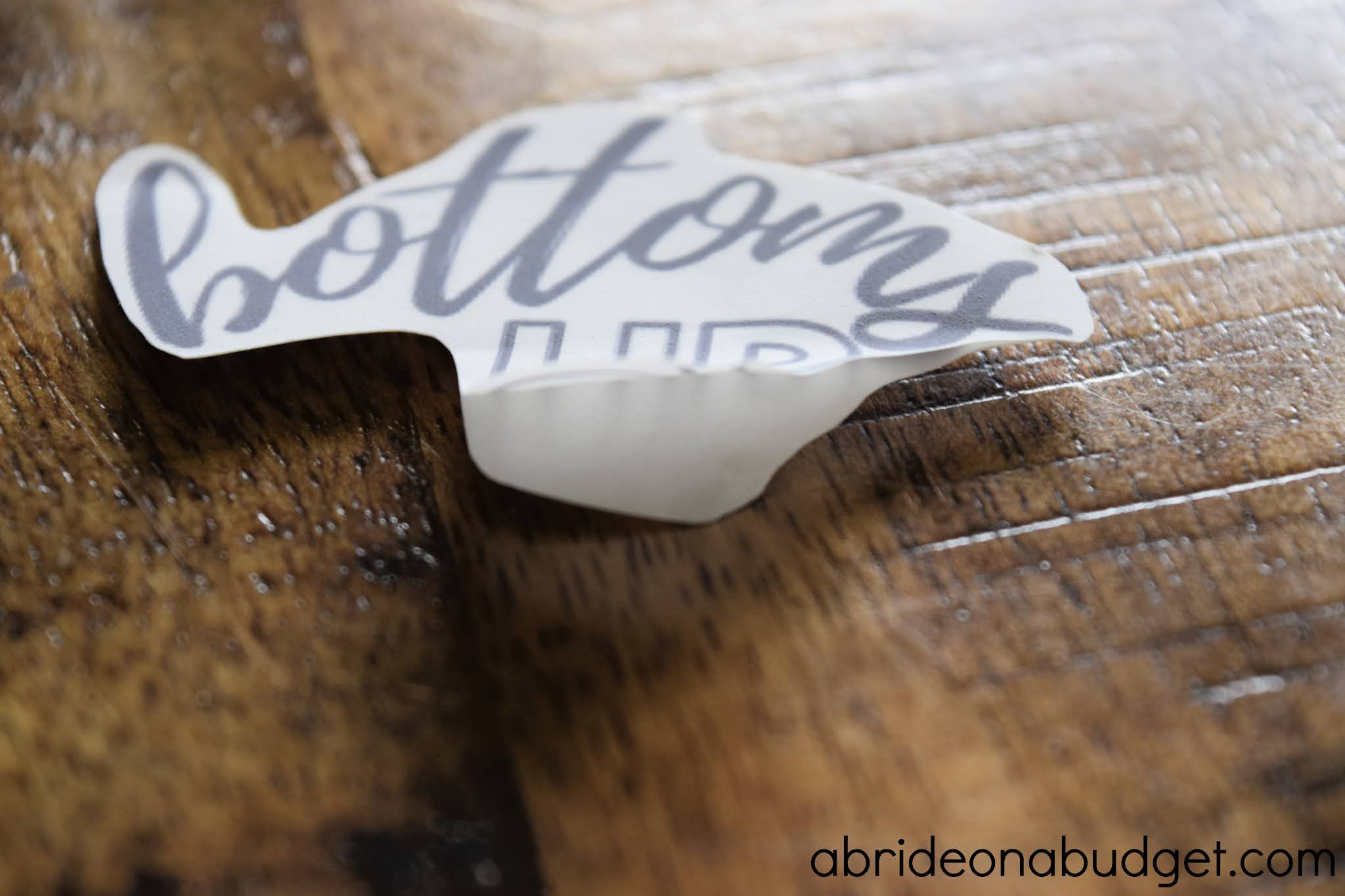 A Bride On A Budget DIY Wooden Coasters Wedding Favors