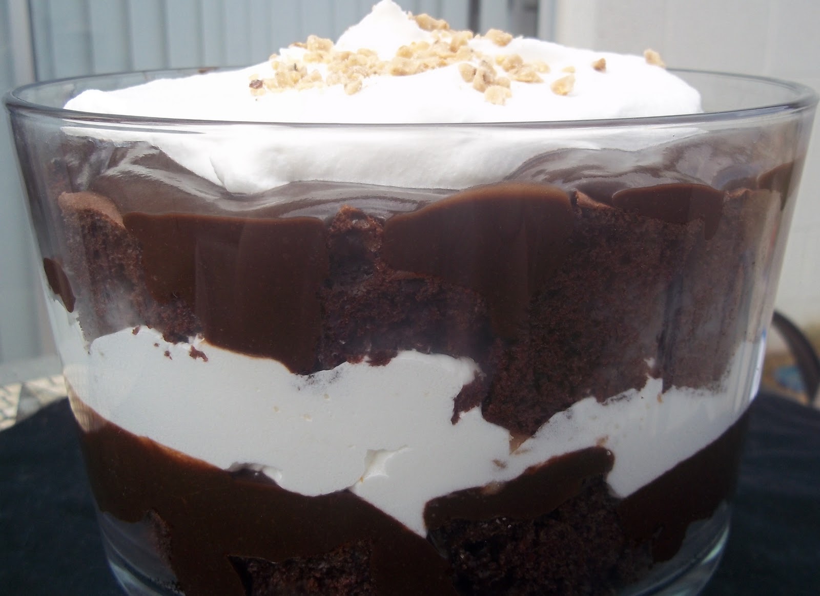 The Sporadic Cook Chocolate Kahlua Toffee Trifle