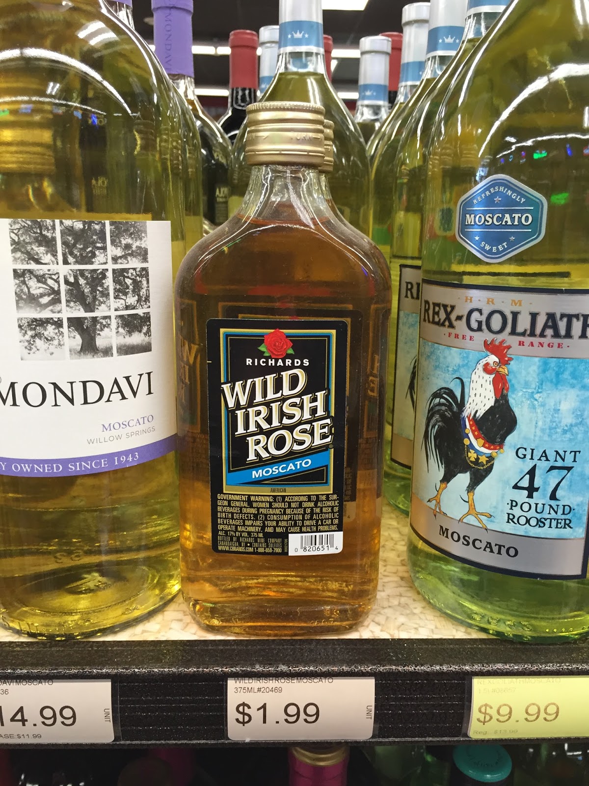 Bum Wine Of The Week Wild Irish Rose Moscato