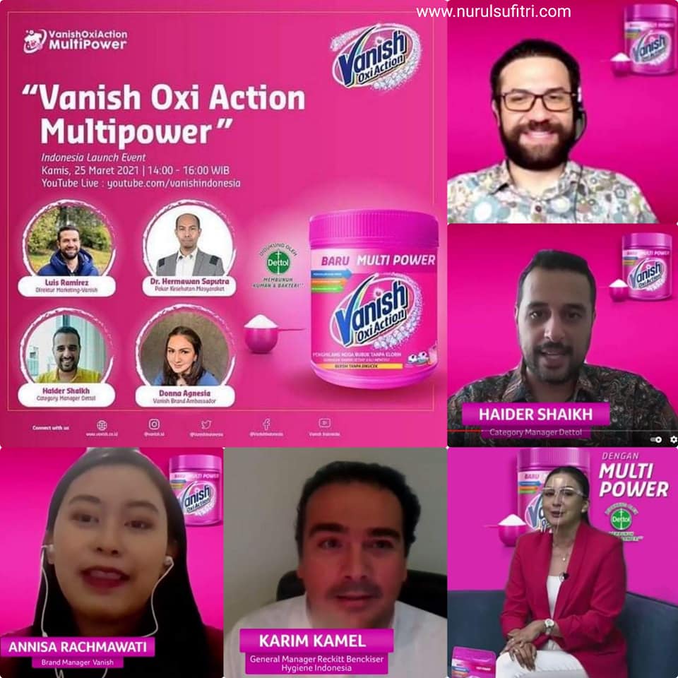 vanish oxi action multi power cara hilangkan noda pada pakaian tanpa dikucek nurul sufitri