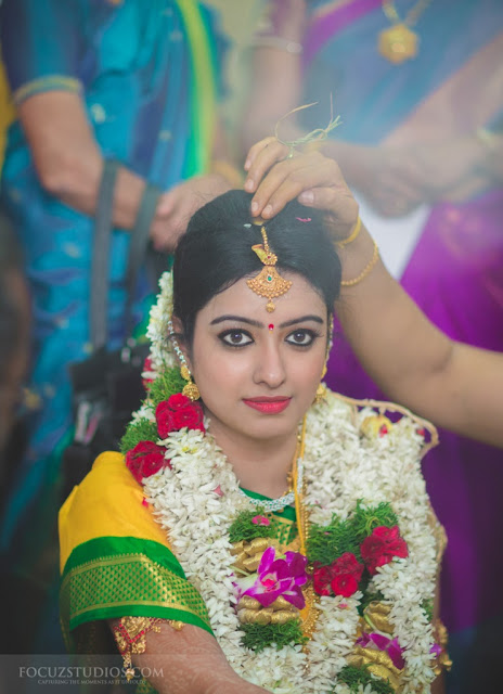Tamil TV Actress Nisha Krishnan Wedding Photos In Yellow Saree 50