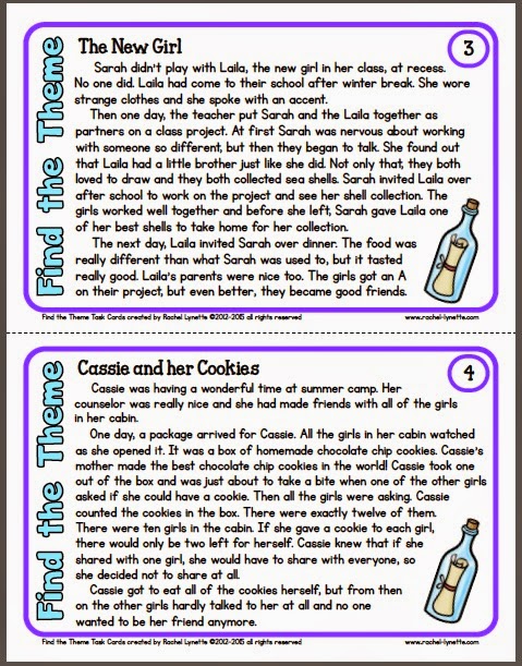 Ideas for Teaching Theme (and a couple freebies!) | Minds in Bloom
