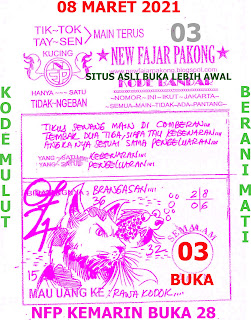 syair hk fajar pakong