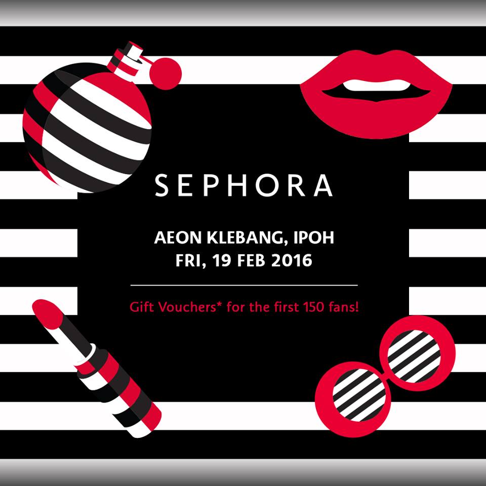Sephora FREE Sephora Gift Vouchers Giveaway | Malaysia Free Sample Giveaway