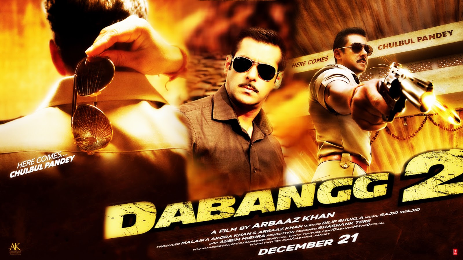 Teeth that Sparkle!: Movie Review - Dabangg 2