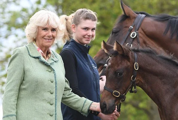 The Duchess visited the Newmarket operation for the first time since being appointed its first ever patron last November