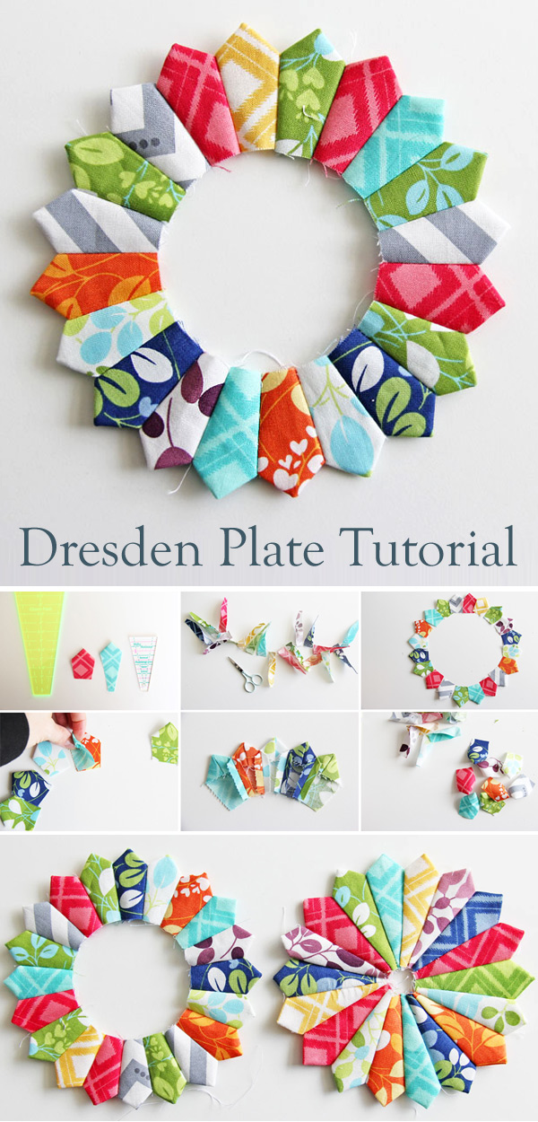 Dresden Plate Quilt Block Tutorial