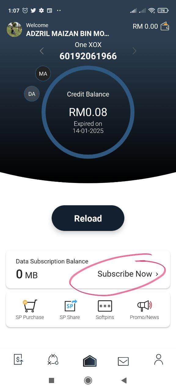 Cara subscribe seasonpass onexox di aplikasi black.