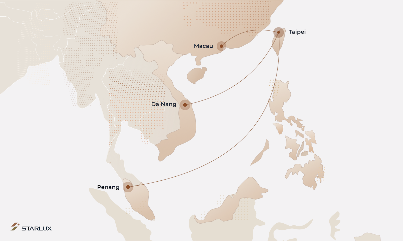 Penang - Taipei Direct Flight via New Luxury Boutique Airlines STARLUX
