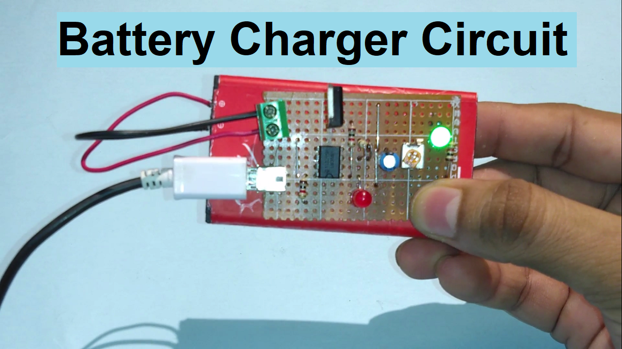 how to make USB 3.7V Li-Ion Battery Charger Circuit - Electronics BD