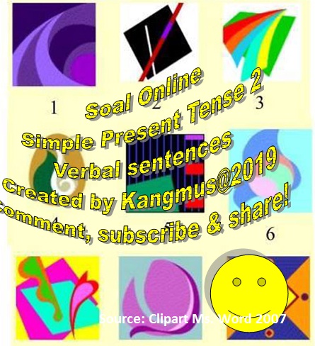 Soal Online Simple Present Tense 2 Verbal Sentence Bahasa Inggris Smp Mts