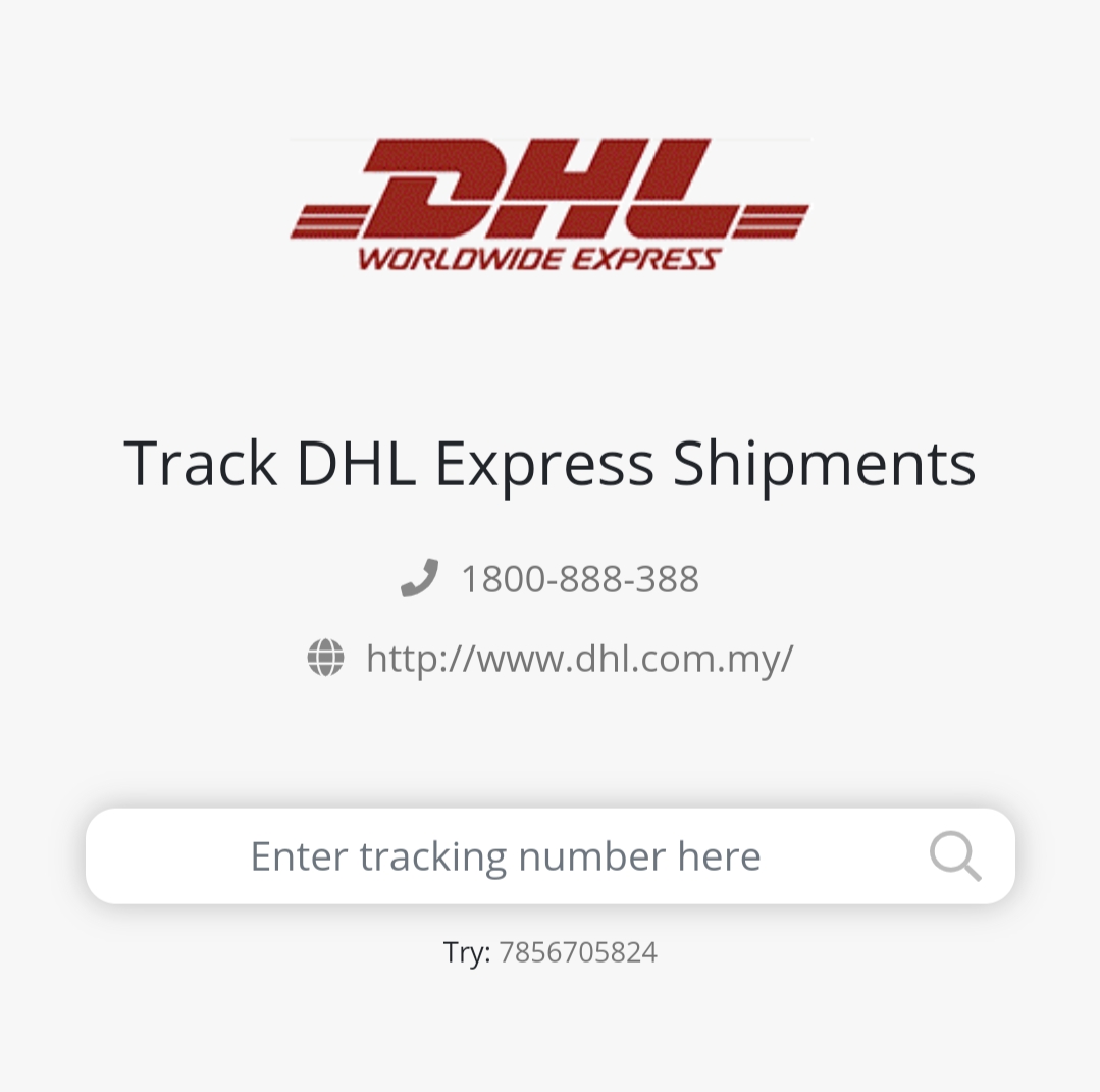 Cara Semak Tracking DHL Express 2020 Online MY PANDUAN