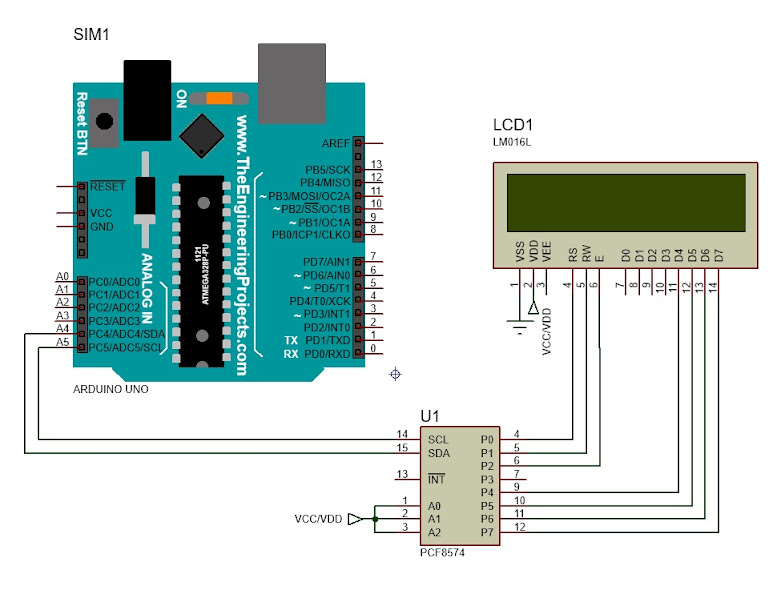 How To Use Lcd I2c Module In Proteus Microdigisoft Com - www.vrogue.co