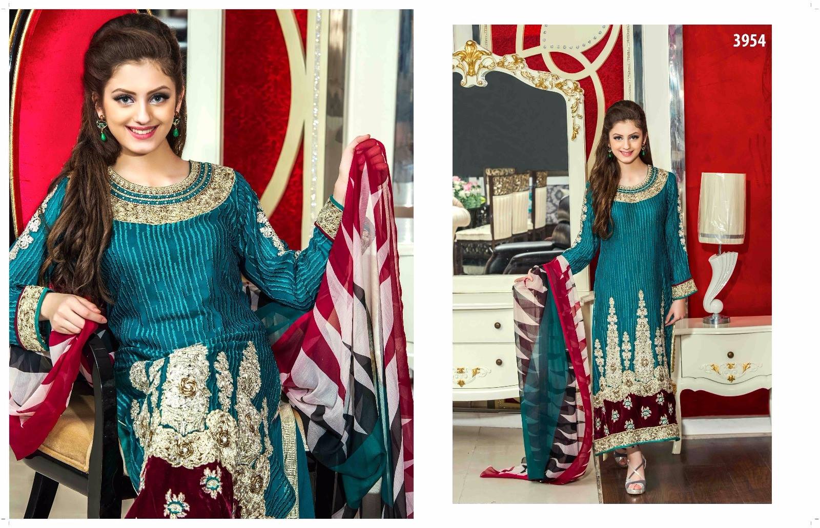 Tawakkal Fabrics Designer Cosmic Chiffon Winter Collection 20162017