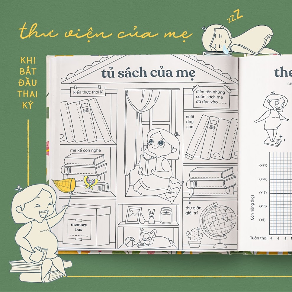 [A116] Mẹ Bầu Zui: Sách hay kết nối tình cảm Mẹ và Con
