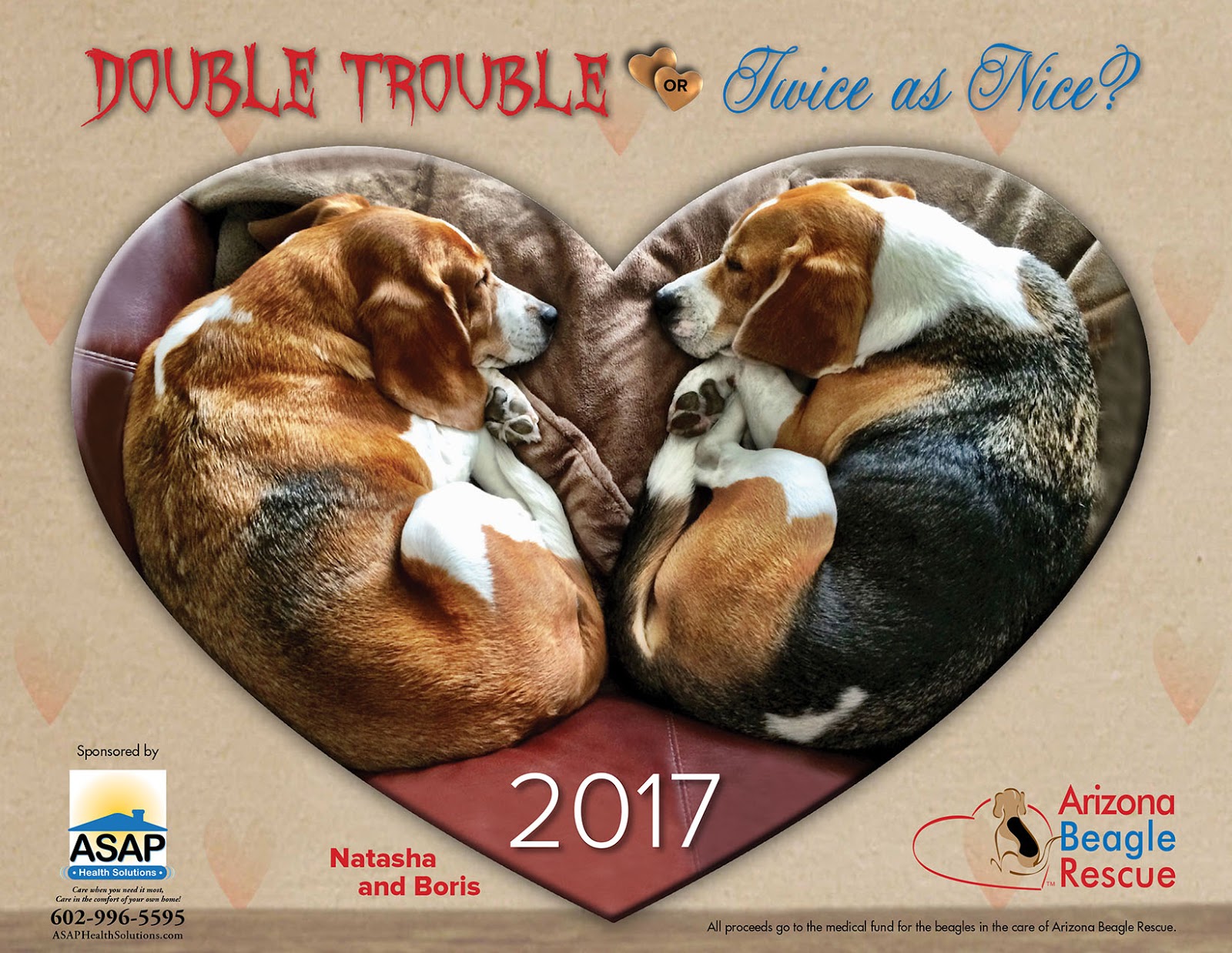 Arizona Beagle Rescue Arizona Beagle Rescue's 2017 calendar is here!