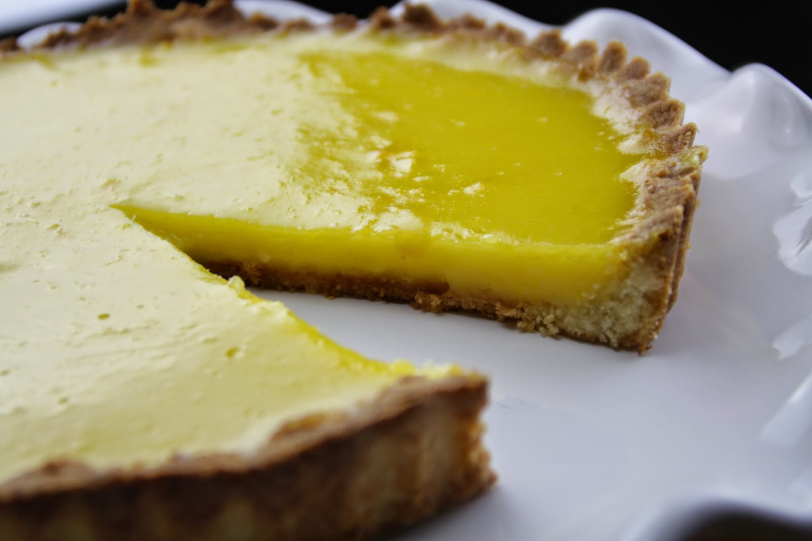 Lemon Tart with Almond Crust