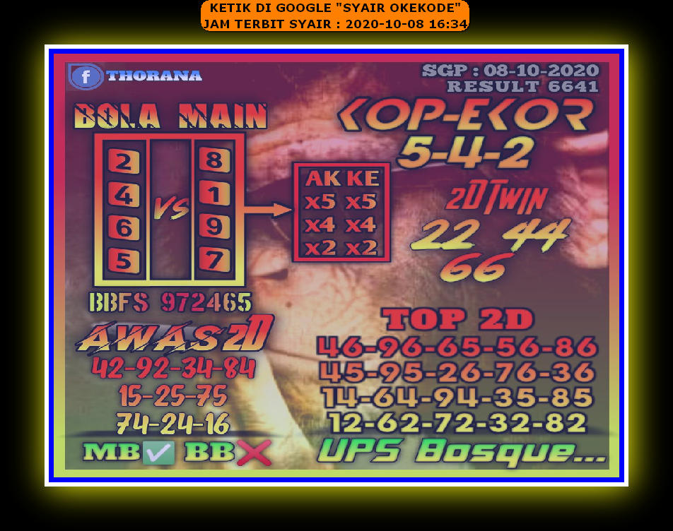 1 New Message Kode Syair Singapore 8 Oktober 2020 Forum Syair Togel Hongkong Singapura Sydney