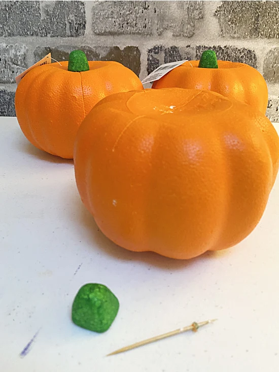 dollar store pumpkins