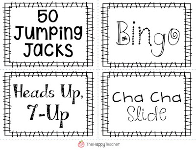 BRAIN BREAKS! | TheHappyTeacher