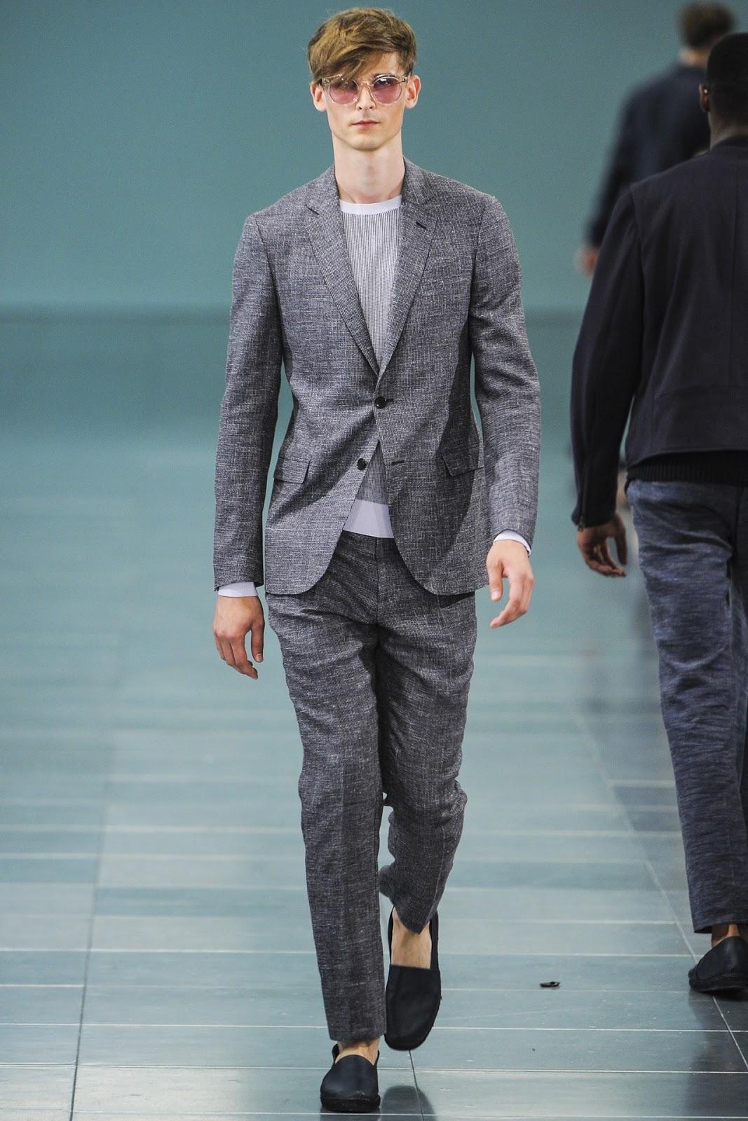 mode models blog: Lowell walks for Nicole Fahri Spring 2014 at London ...