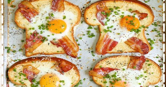 Sheet Pan Egg-in-a-Hole - Julia Recipes