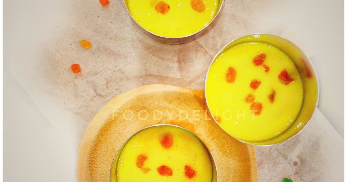 Foody Delight Curdle Milk Pudding Quick and Easy Dessert with