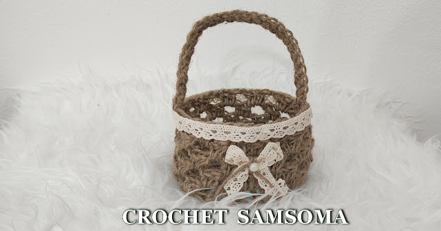 شاهدوا ماذا صنعت بحبل الخيش على سي دي قديم مع فن الكروشيه / Crochet