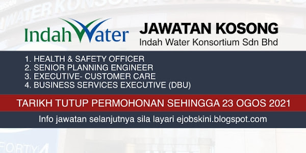 Jawatan Kosong Indah Water Konsortium Sdn Bhd Ogos 2021