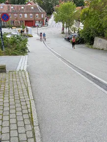 Bicycle elevator in Trondheim