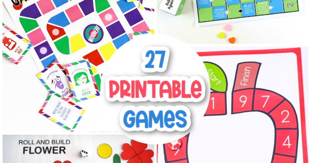 Printable Games for Kids - Messy Little Monster