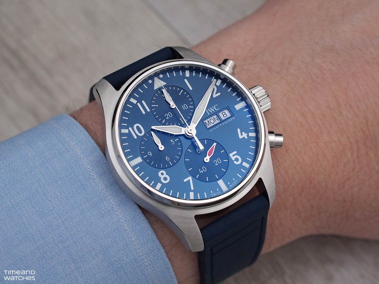 Watch Review: IWC Pilot's Watch Chronograph 41 With Green Dial