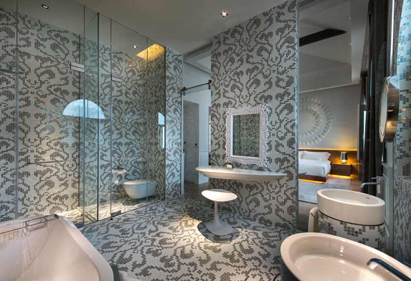 bisazza tiled bathroom Malaysia Hotel