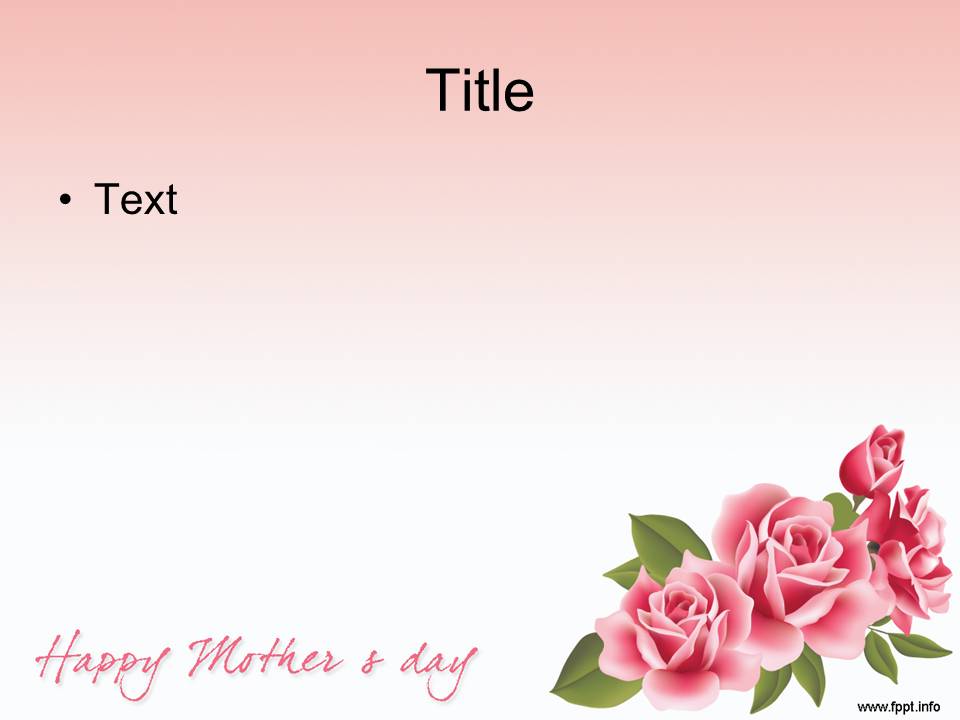 Free Mothers Day Powerpoint Templates