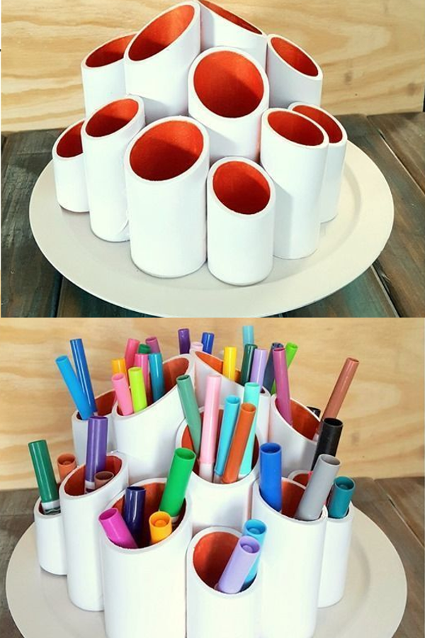 7 Brilliant Ways to Organize With PVC Pipe DIY Home Sweet Home
