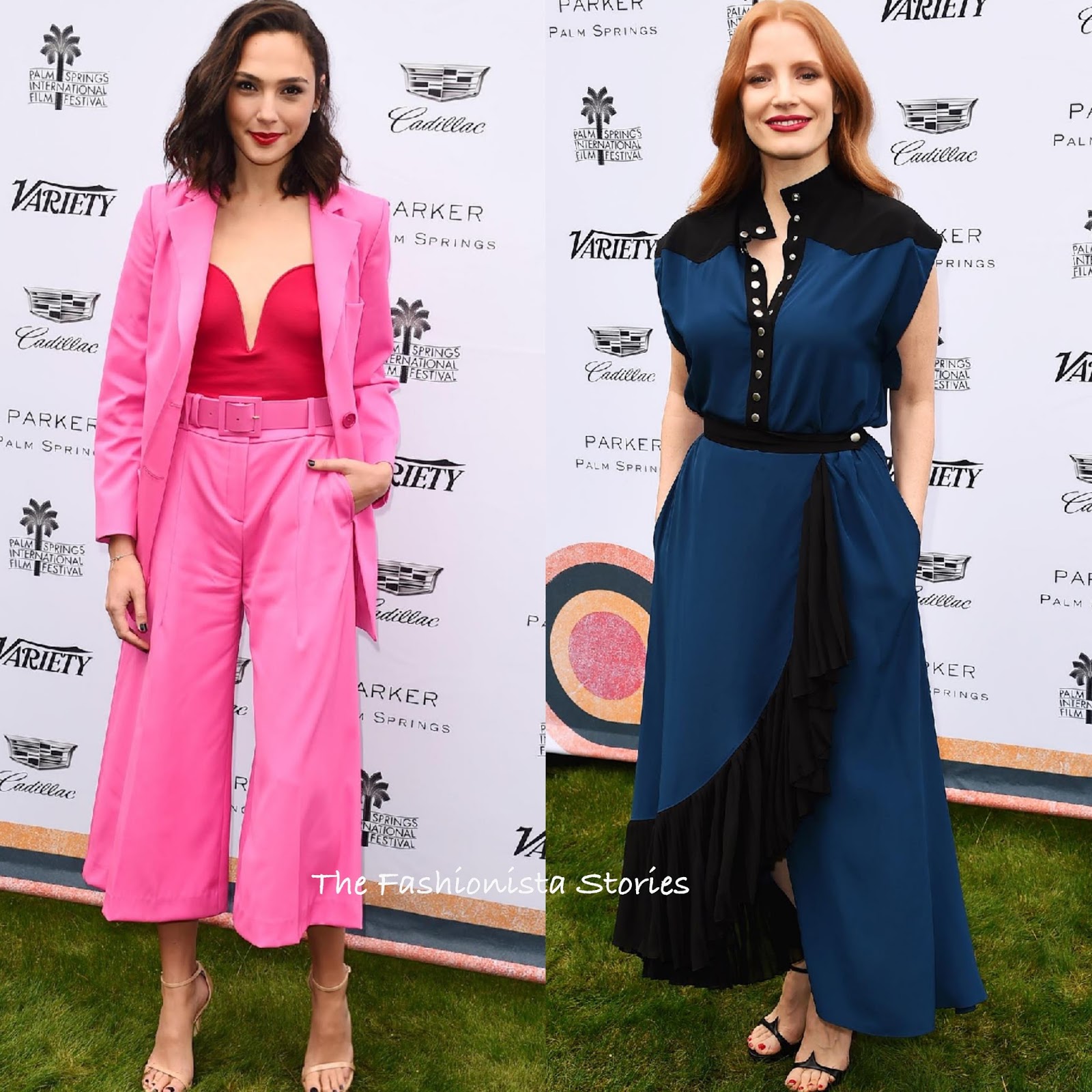 Gal Gadot & Jessica Chastain at the Variety's Creative Impact Awards