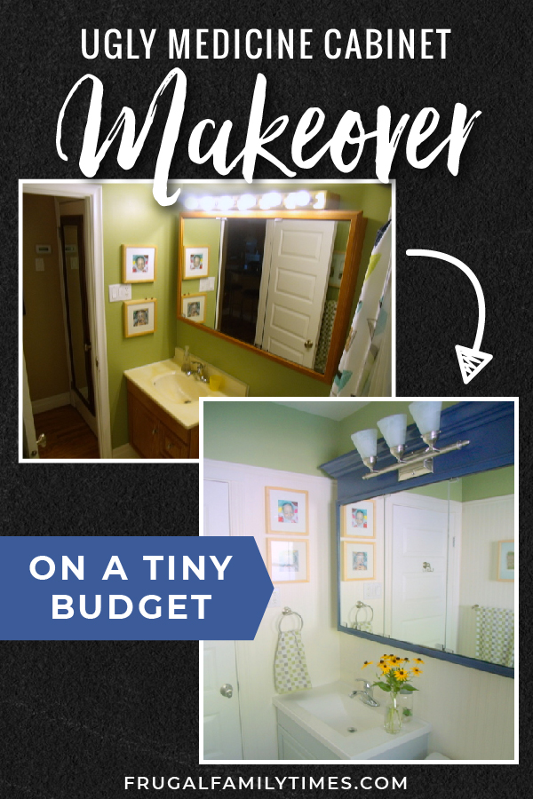 Builder Basic To Beautiful Medicine Cabinet Makeover On A Tiny